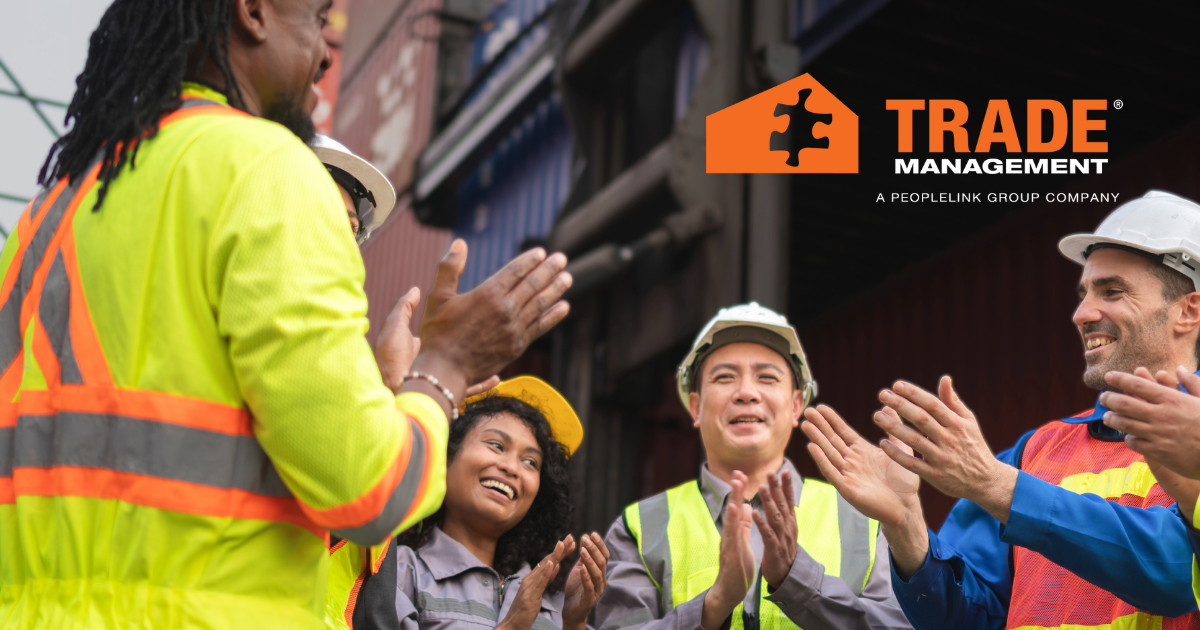 Skilled Trades team clapping to show appreciation.