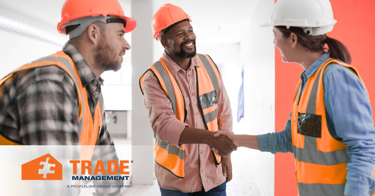 Skilled trades team avoiding skilled trades staffing delays through workforce planning.